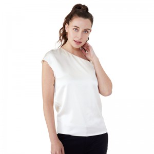 Short Sleeve Basic Summer Spring New Design Normal White Blouse Women