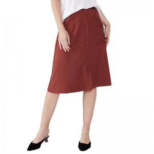 School Uniform Design Little Girl Cotton Wrap Micro Mini Skirt